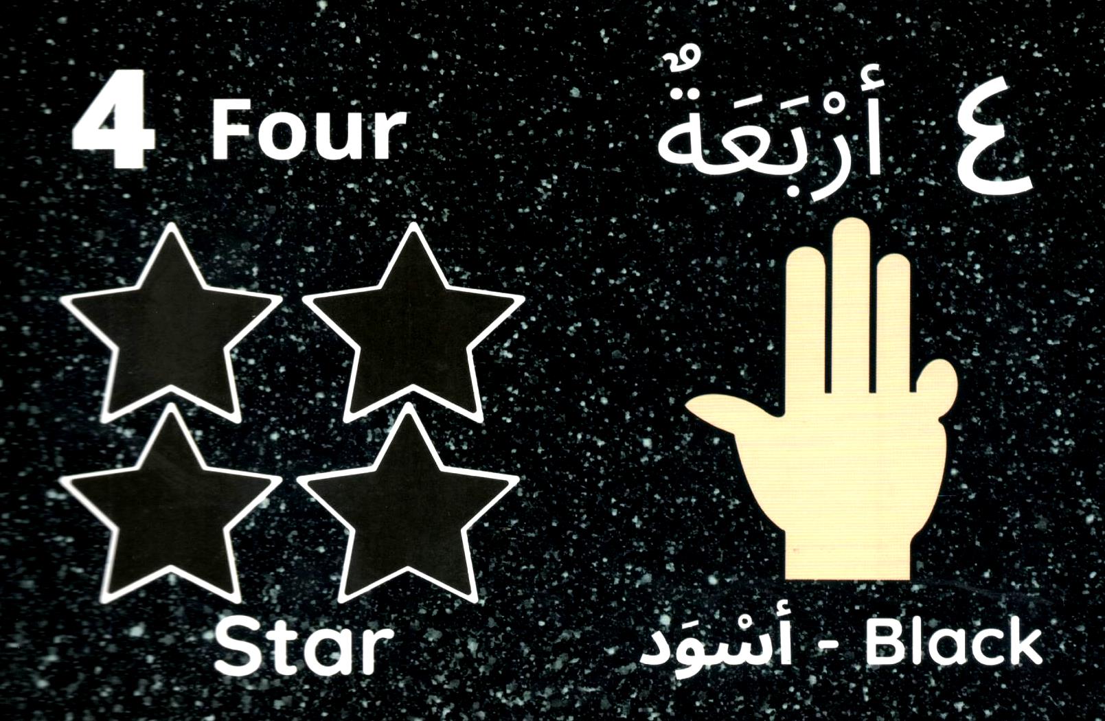 My First Book of Colours Numbers And Shapes | English-Arabic