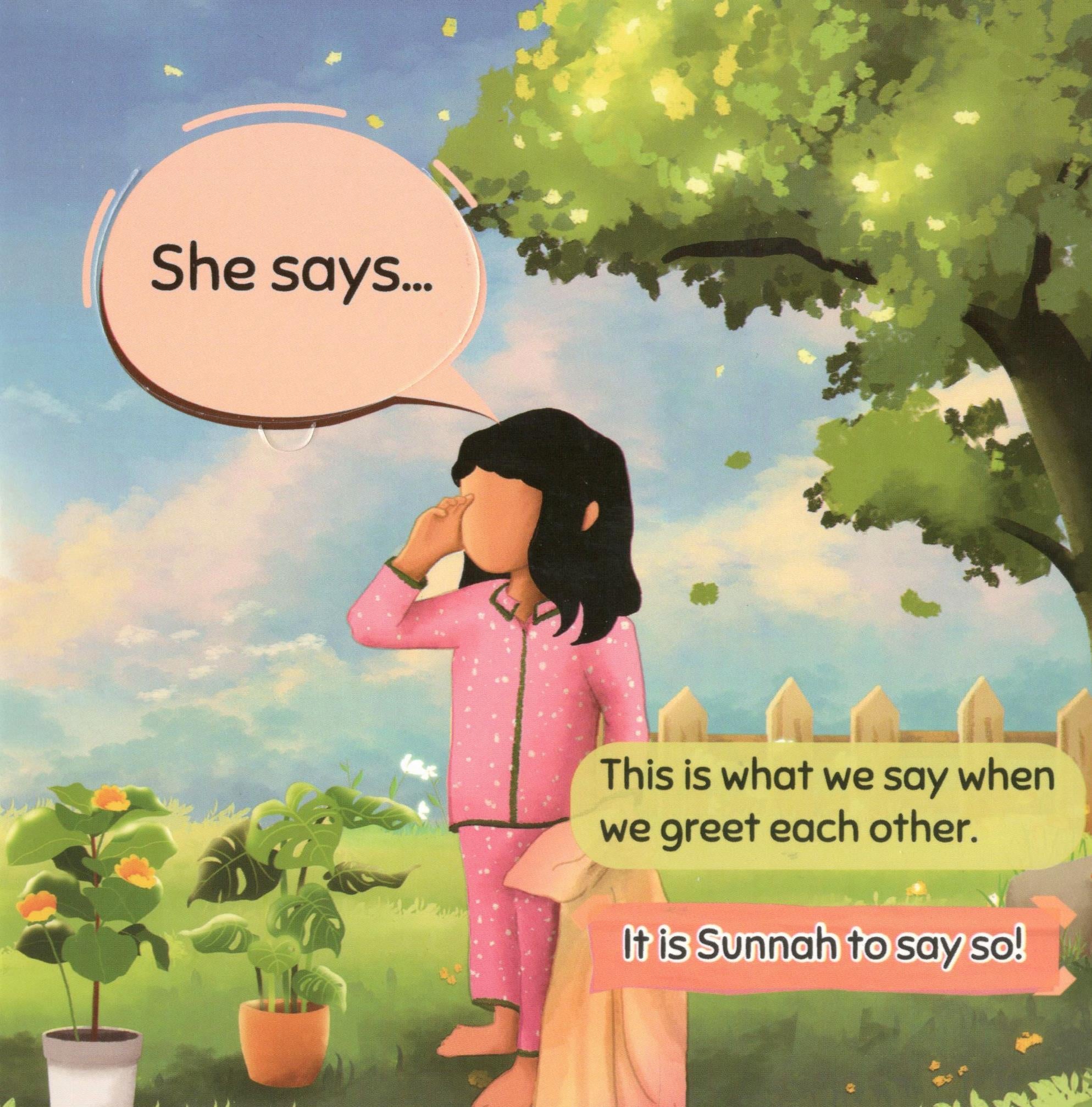 It is Sunnah to say so – a lift the flap book