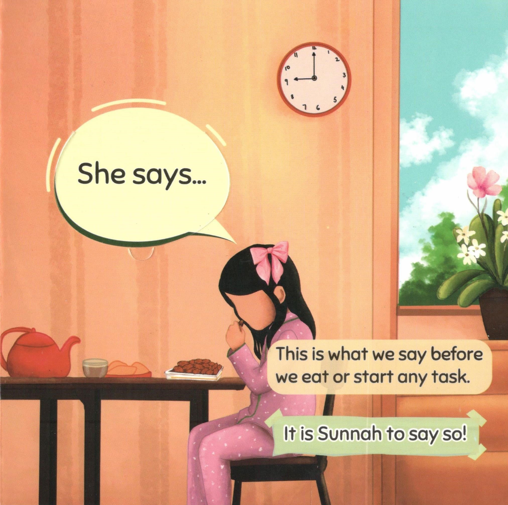 It is Sunnah to say so – a lift the flap book