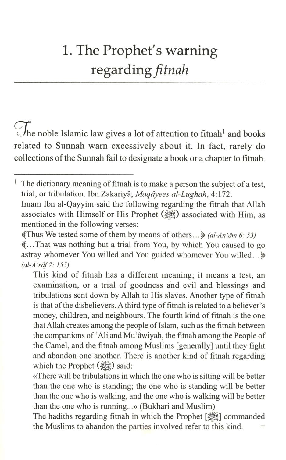 Fitnah – The Concept of Discord and Conflict Among Muslims