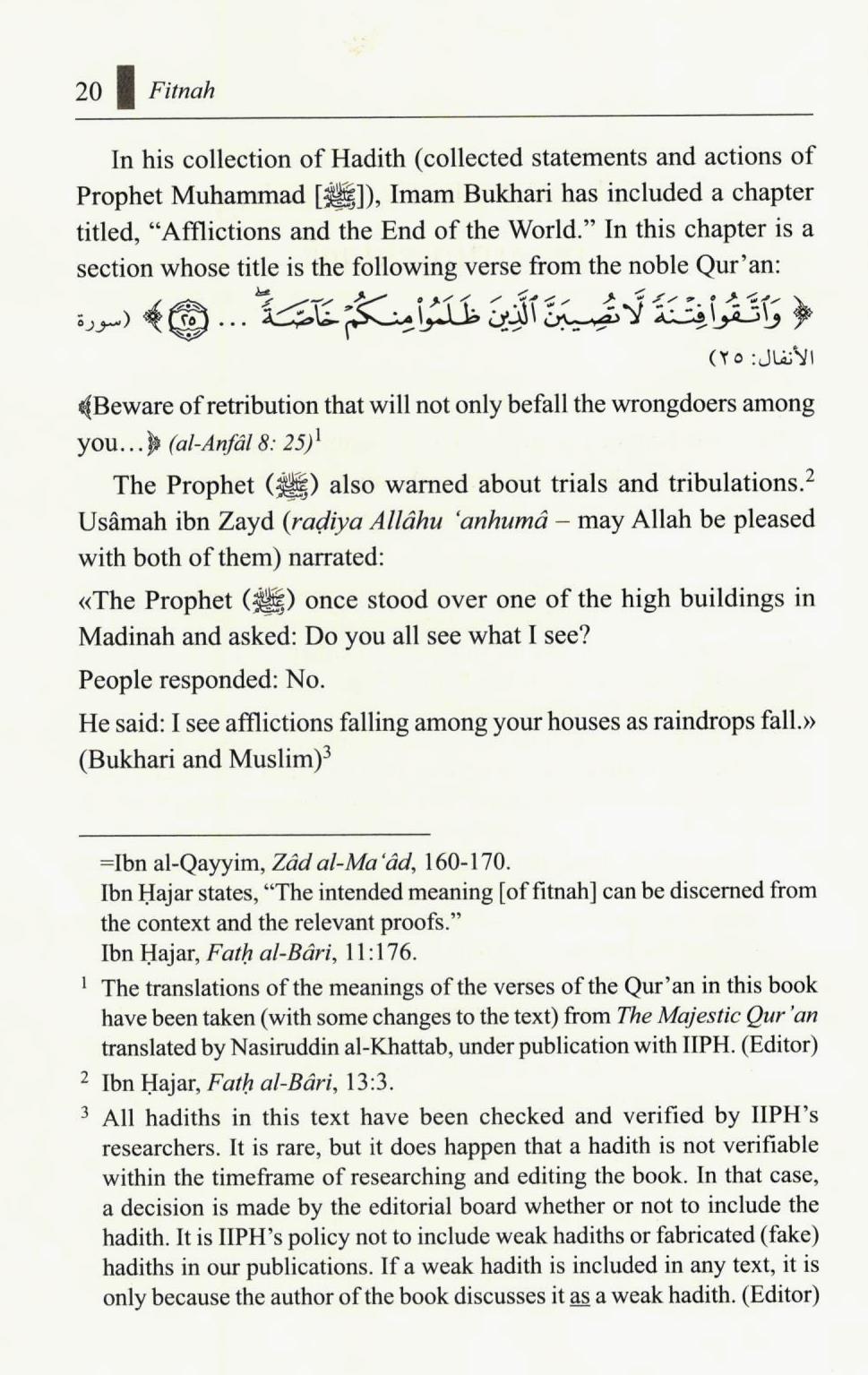 Fitnah – The Concept of Discord and Conflict Among Muslims