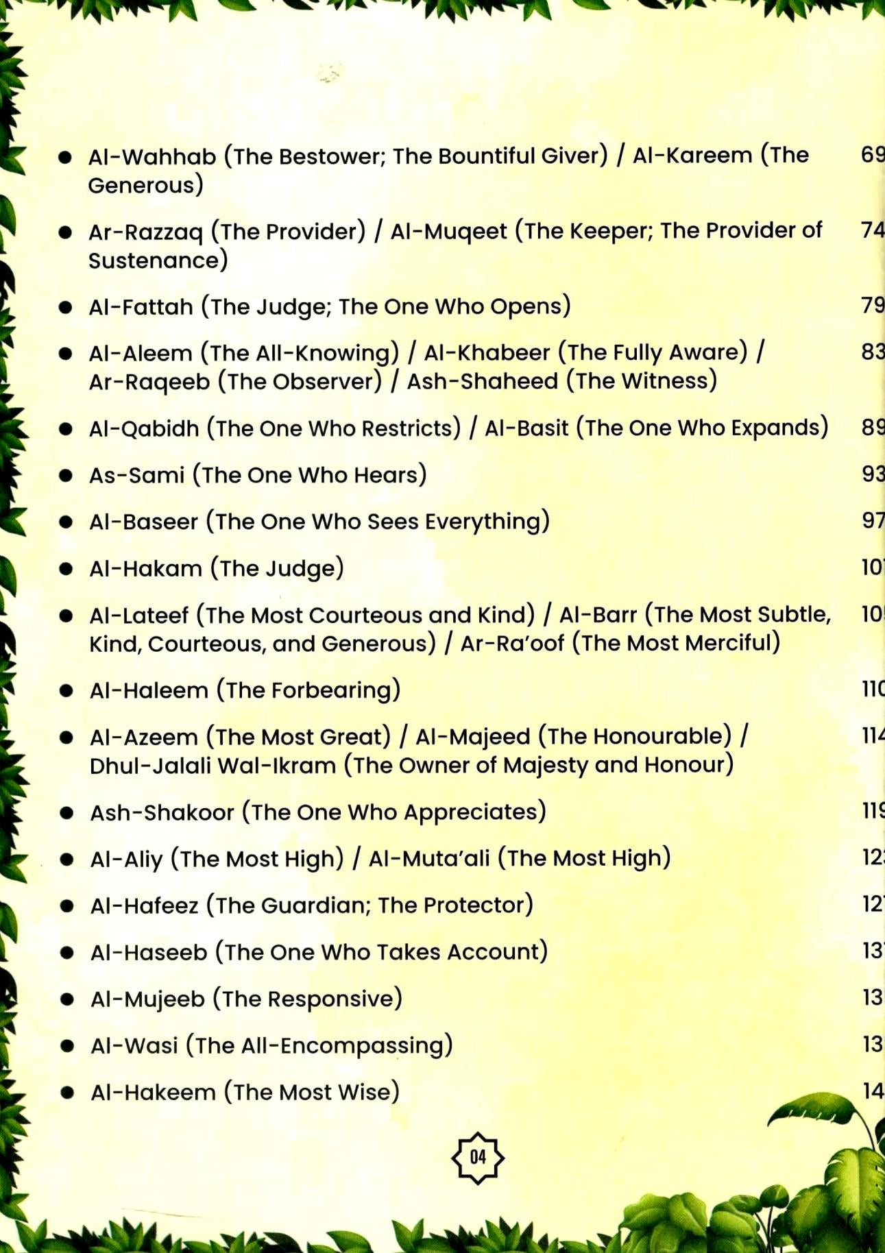 My Journal of Al-Asma-ul-Husna