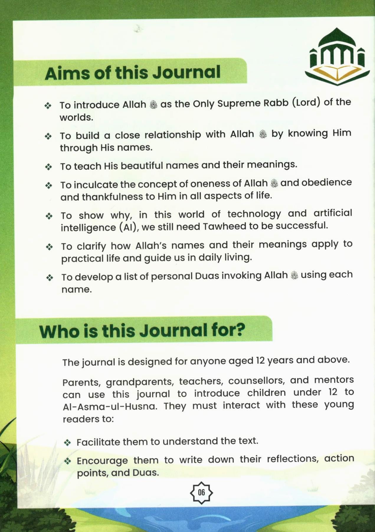 My Journal of Al-Asma-ul-Husna