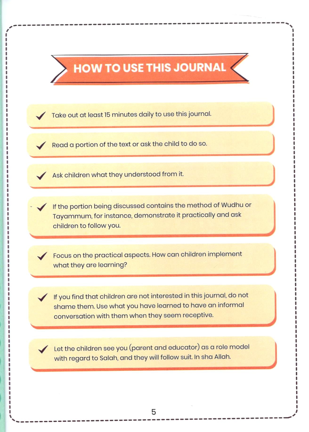 My Salah Journal