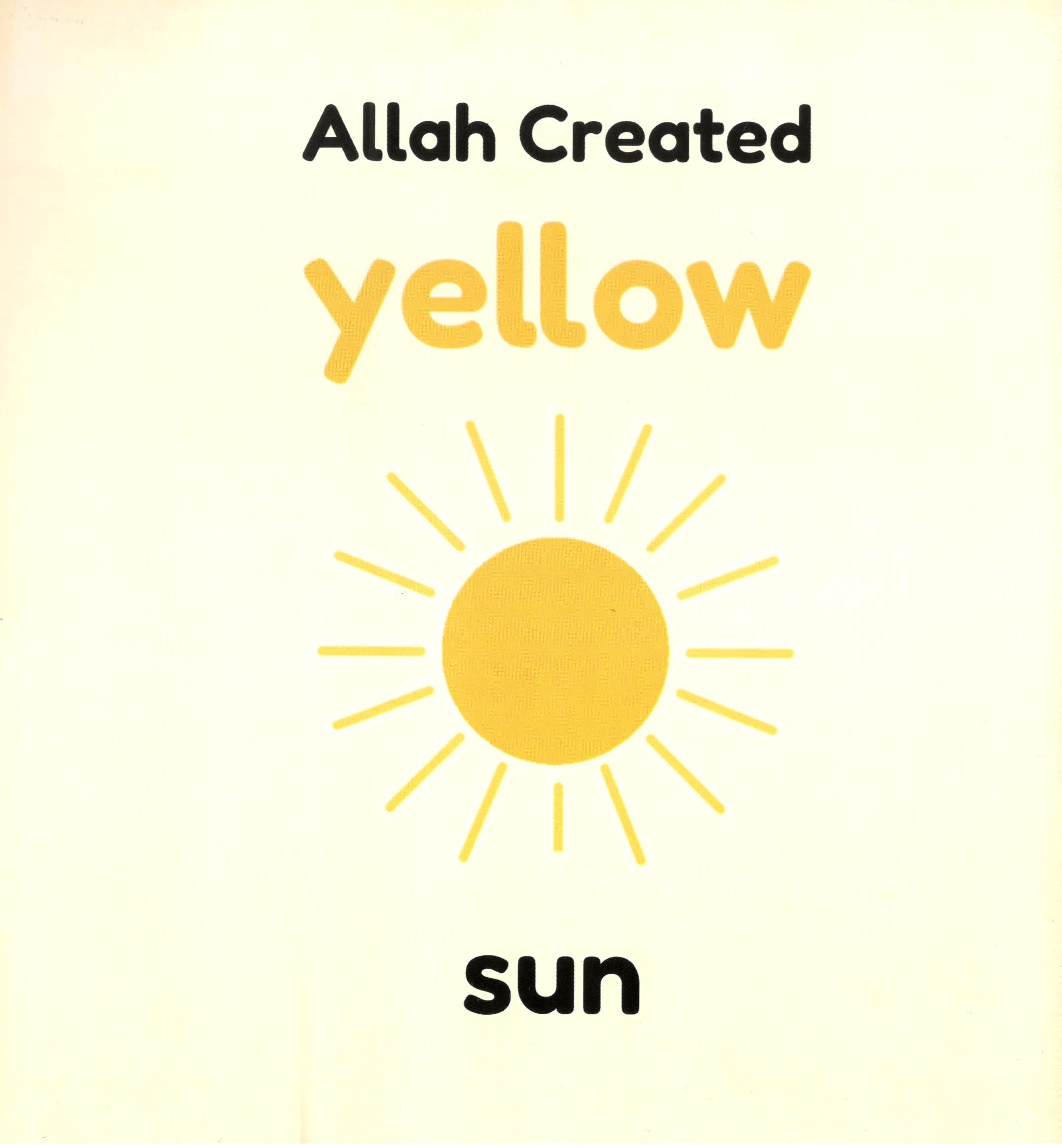 Colours Allah Creates Man Makes