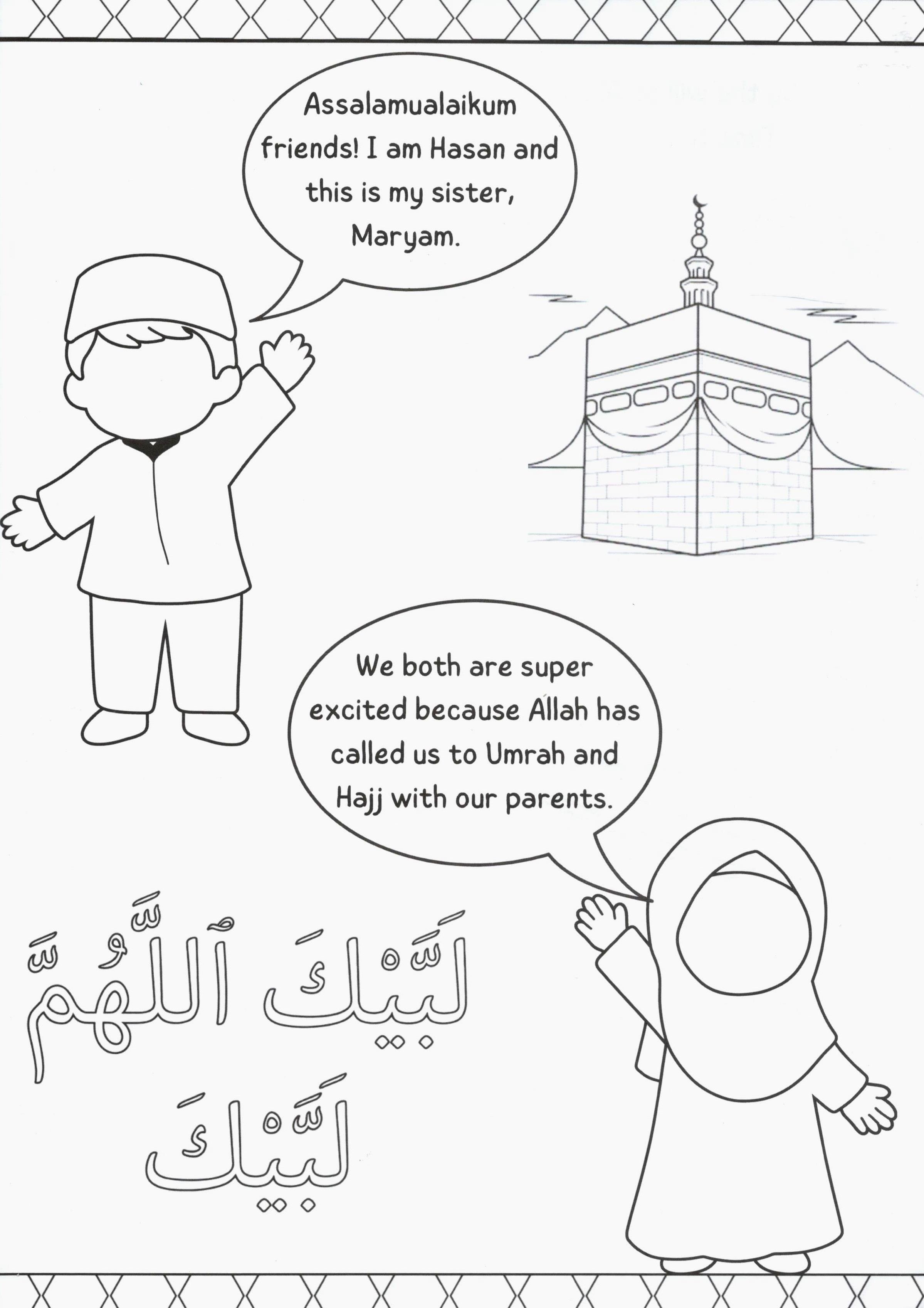 Hajj and Umrah - Colour and Learn
