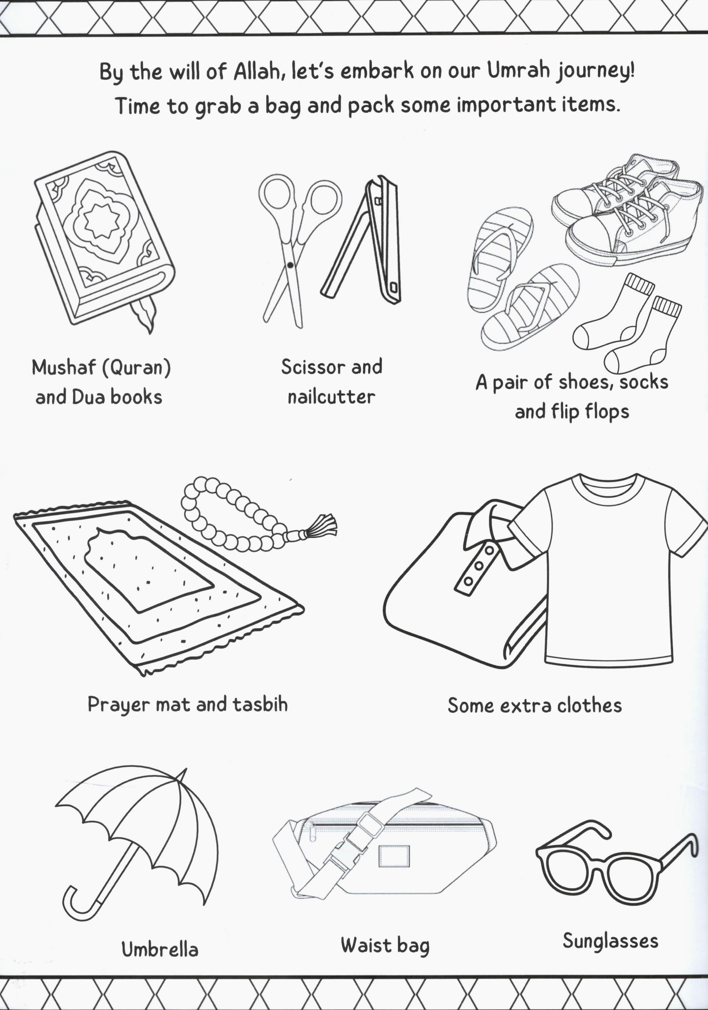Hajj and Umrah - Colour and Learn