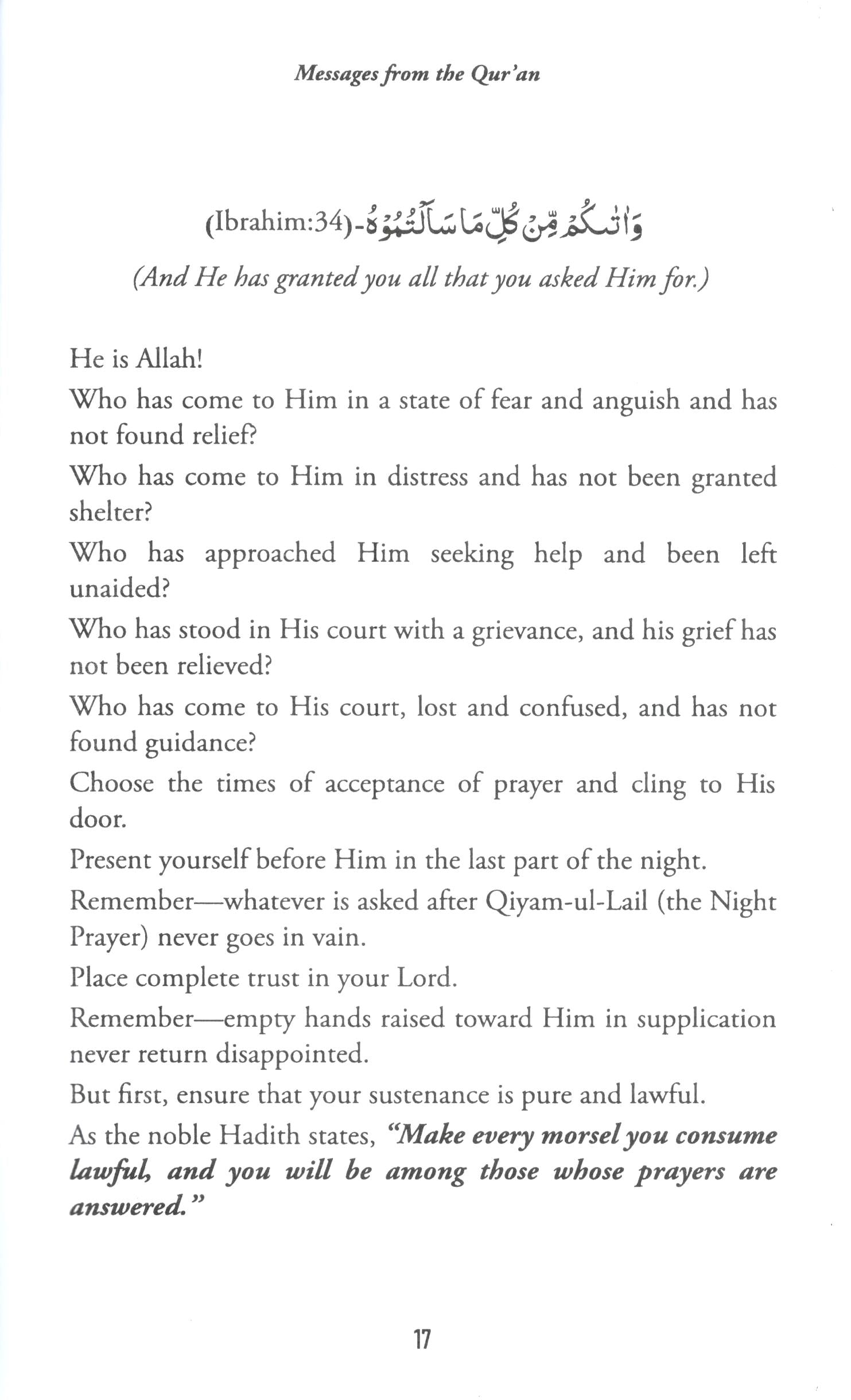 Messages from the Quran