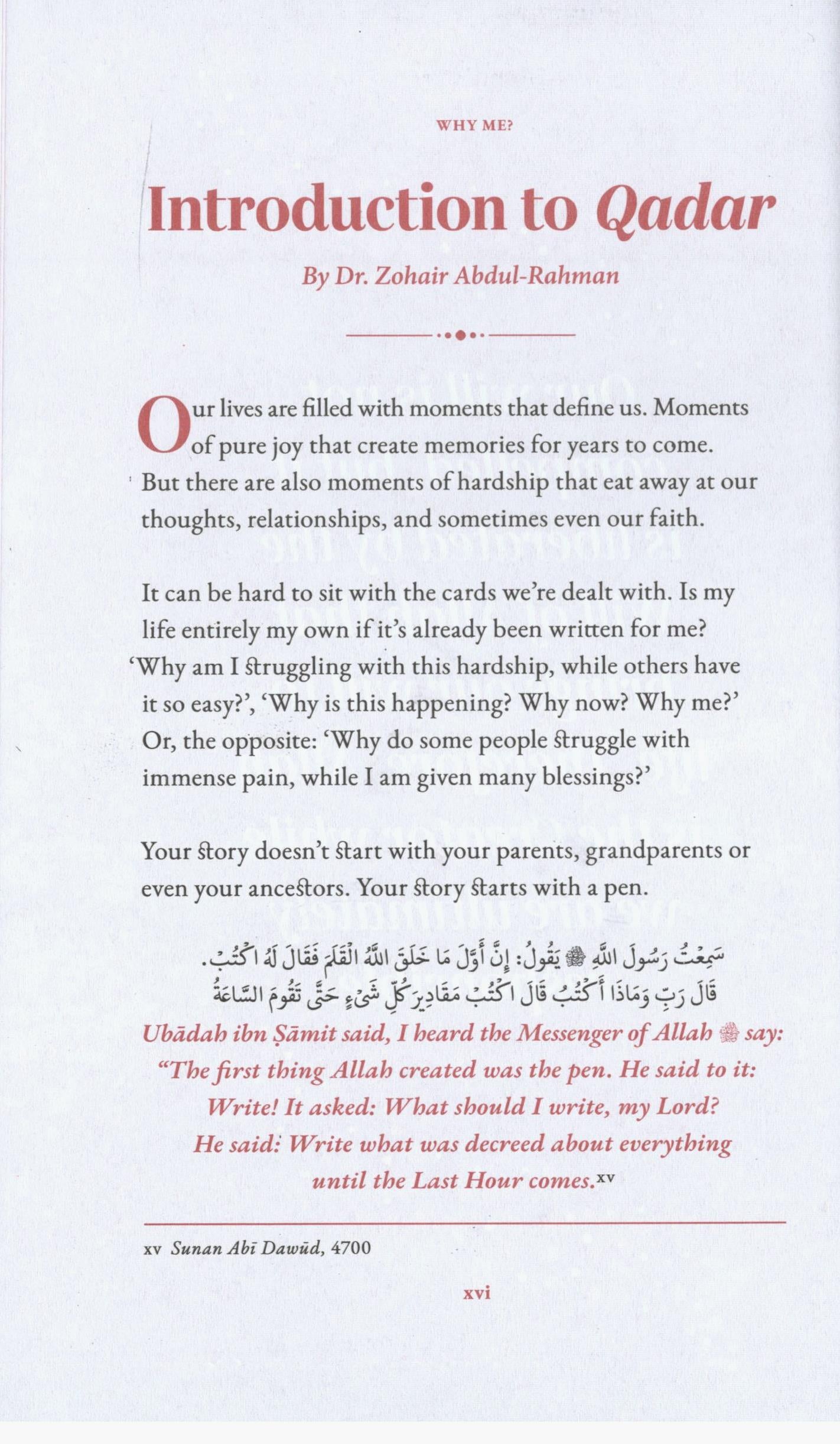 Why Me? Understanding Ones Worldly Fate - Pakistan Edition