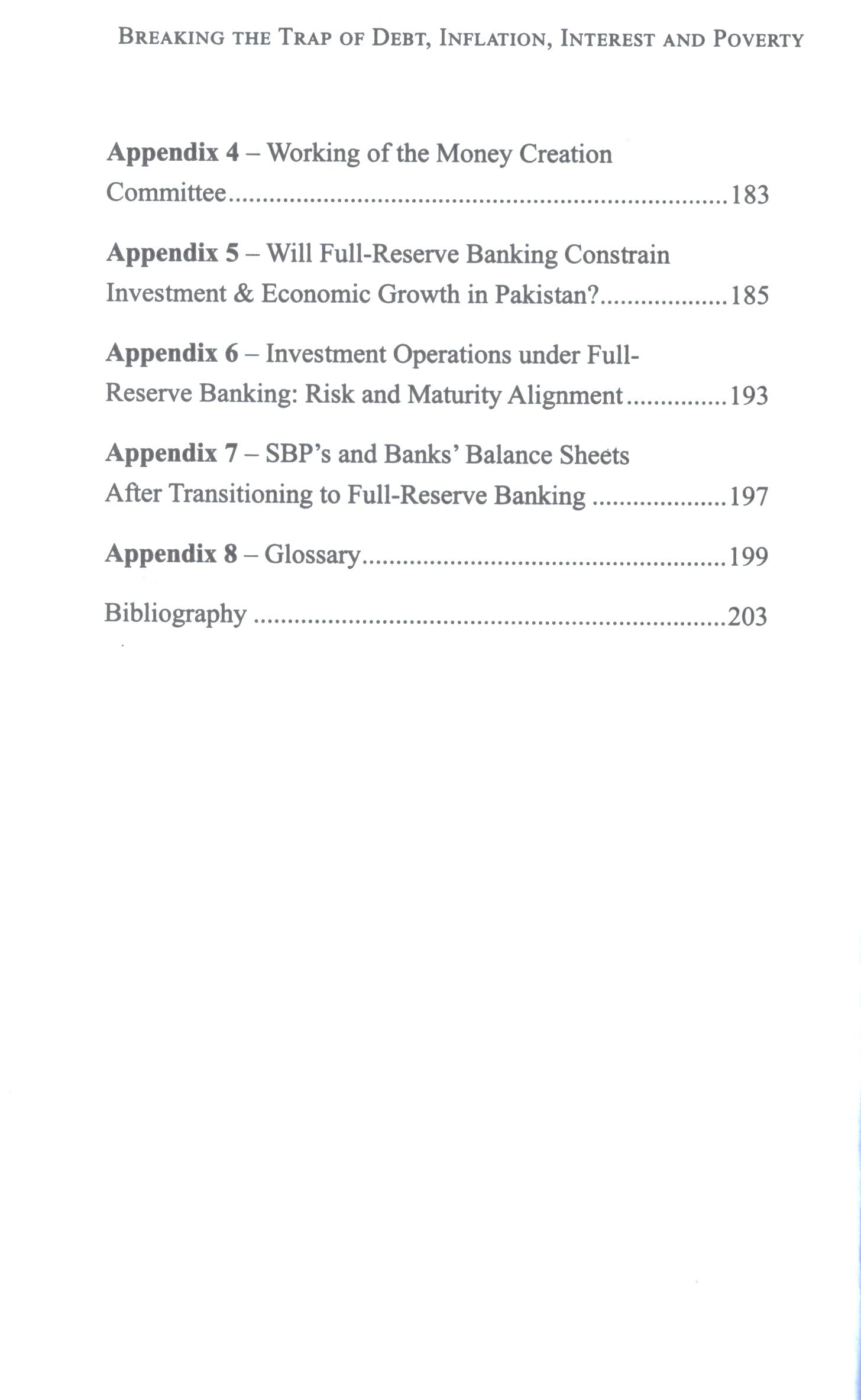 Breaking the Trap of Debt, Inflation, Interest and Poverty