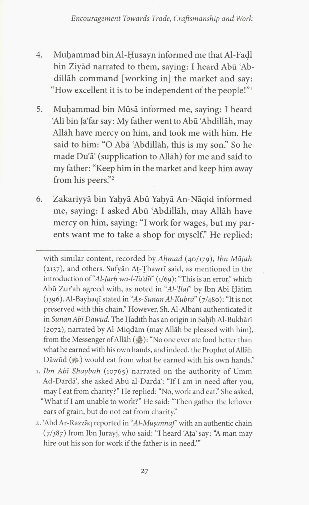 The Art of Trade - Craftsmanship and Work in Islam - The Wholesome Way to Financial Independence