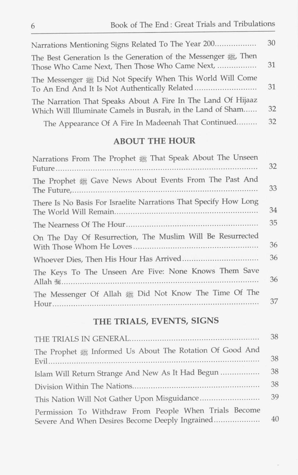 Book of the End - Great Trials and Tribulations