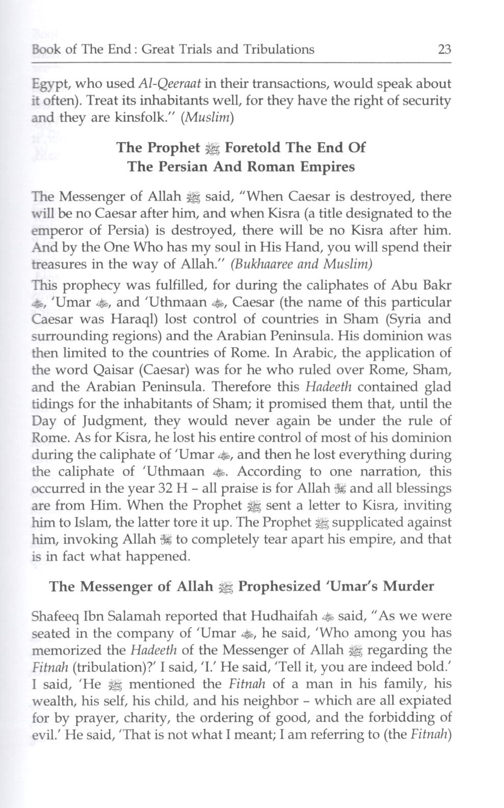 Book of the End - Great Trials and Tribulations