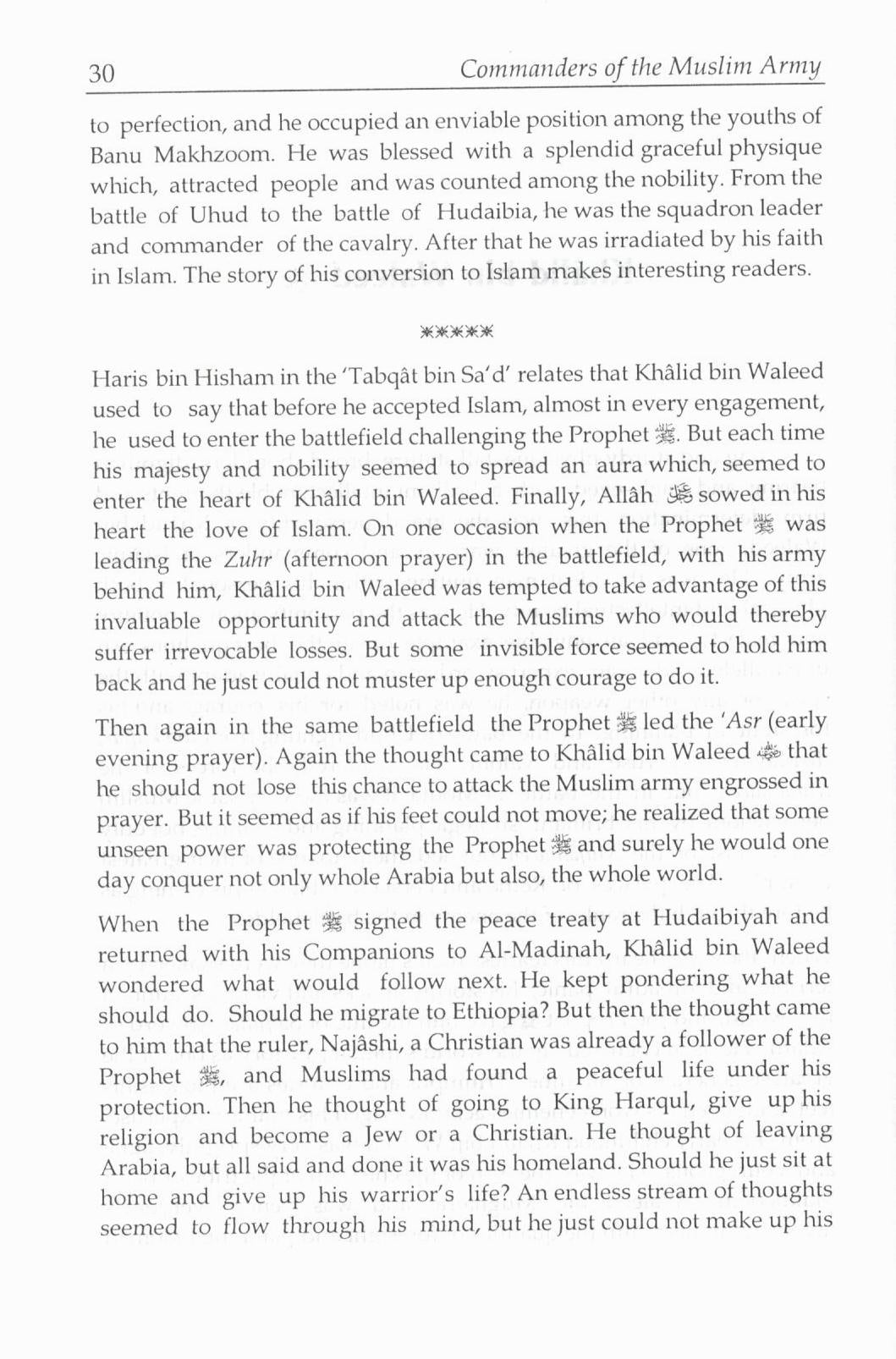 Commanders Of The Muslim Army