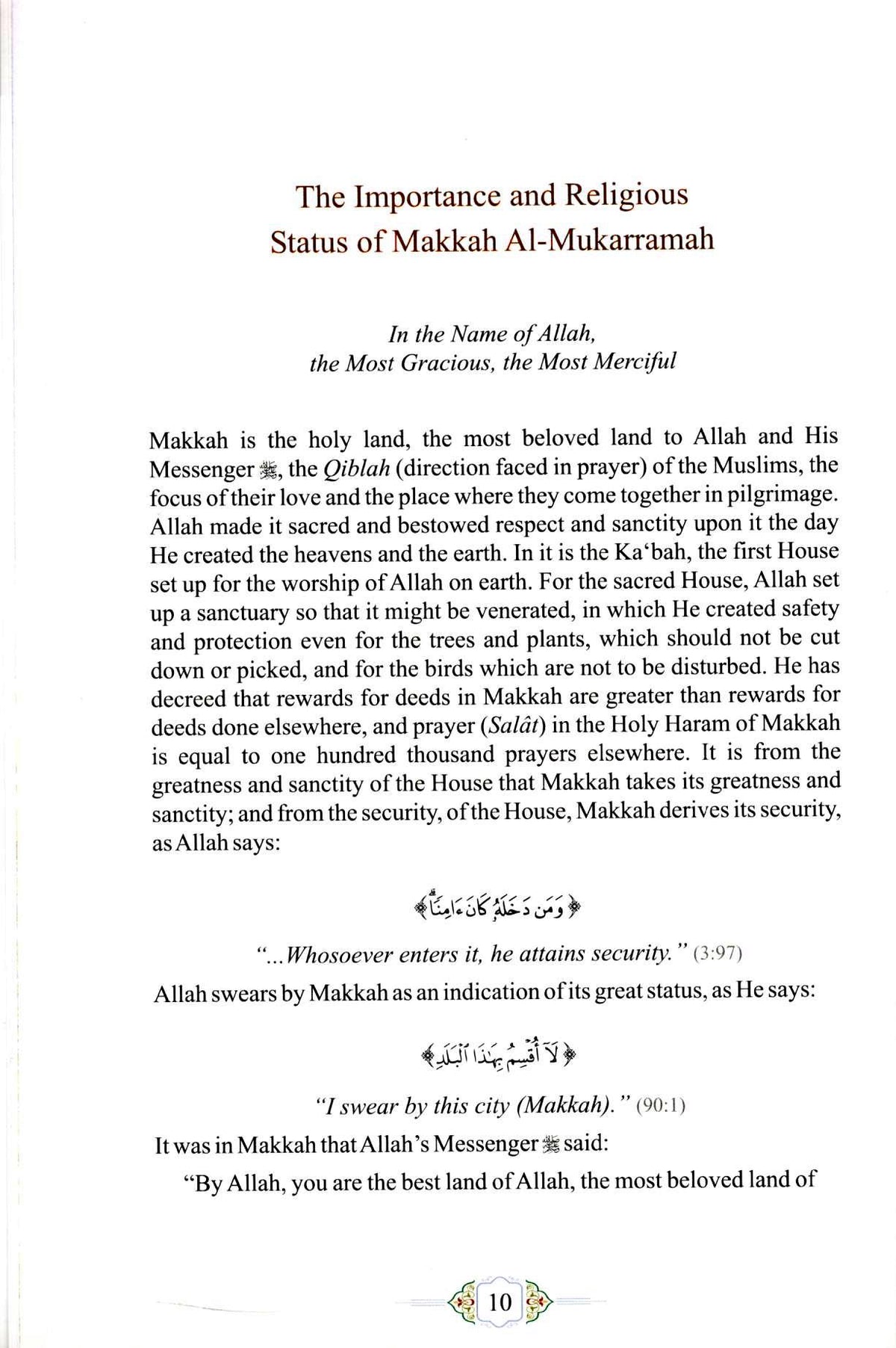 Holy Makkah- Brief History, Geography & Hajj Guide