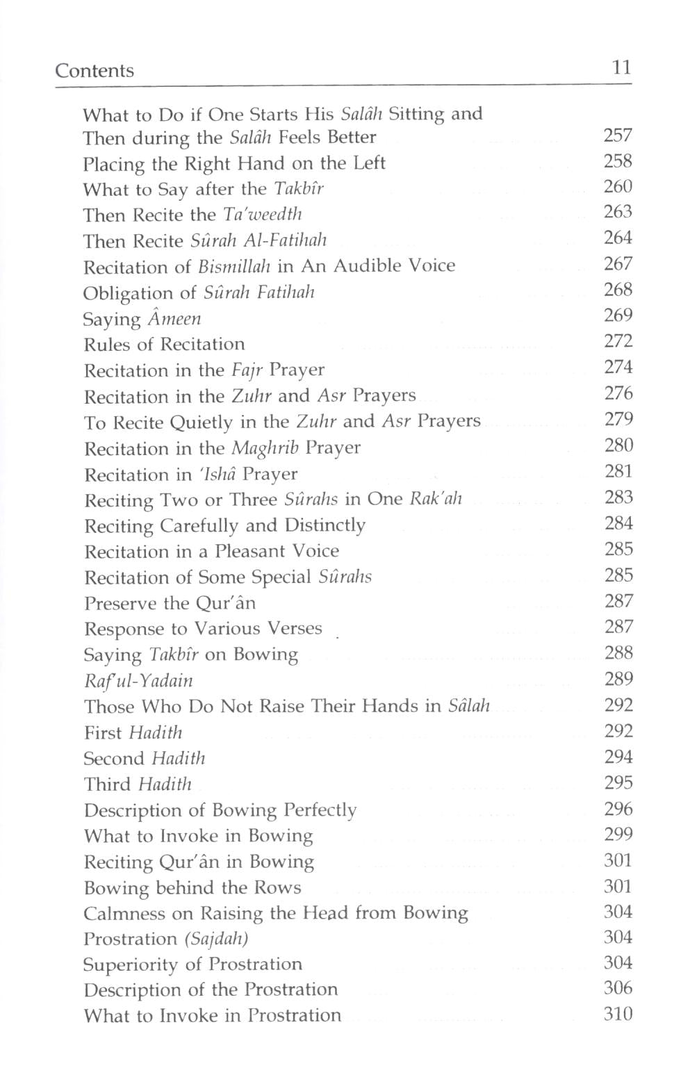 Prayer According To The Sunnah