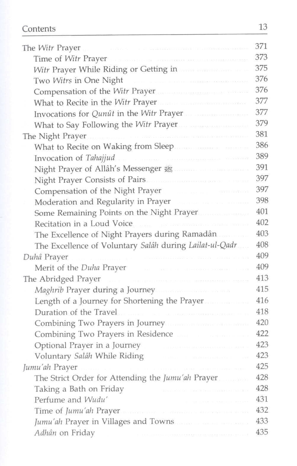 Prayer According To The Sunnah