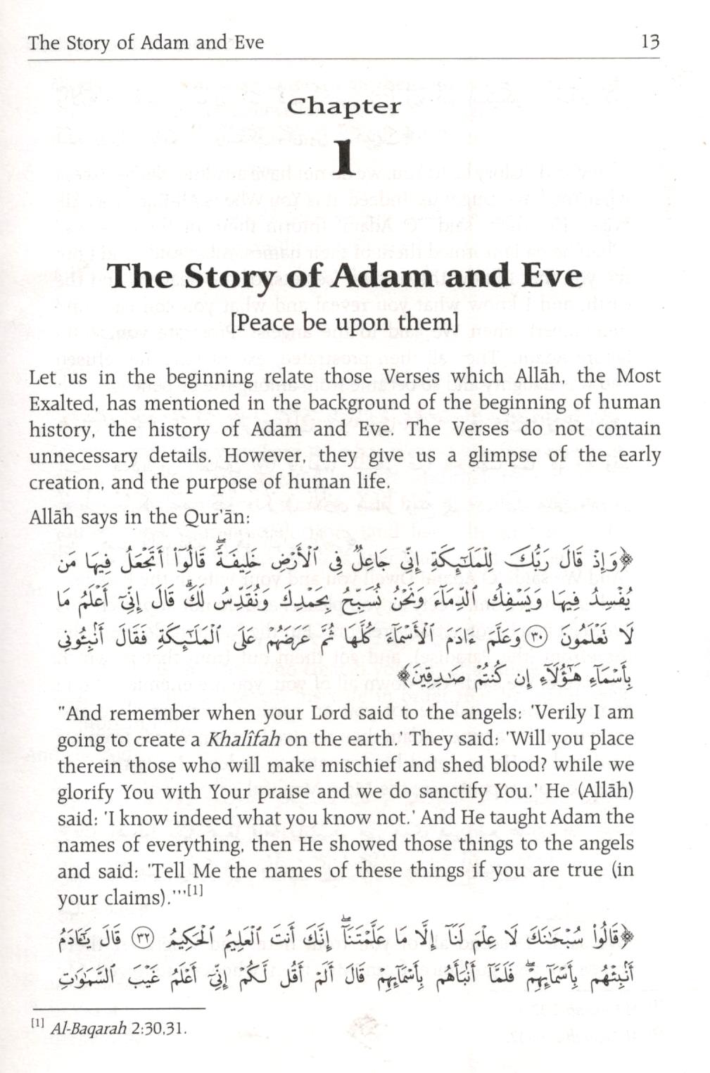 Stories of the Prophets (Peace be upon them)