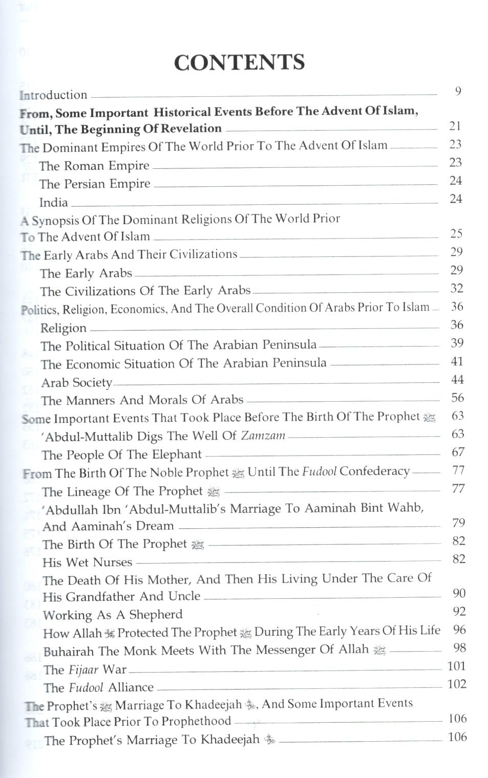 The Noble Life Of The Prophet - 3 Volumes