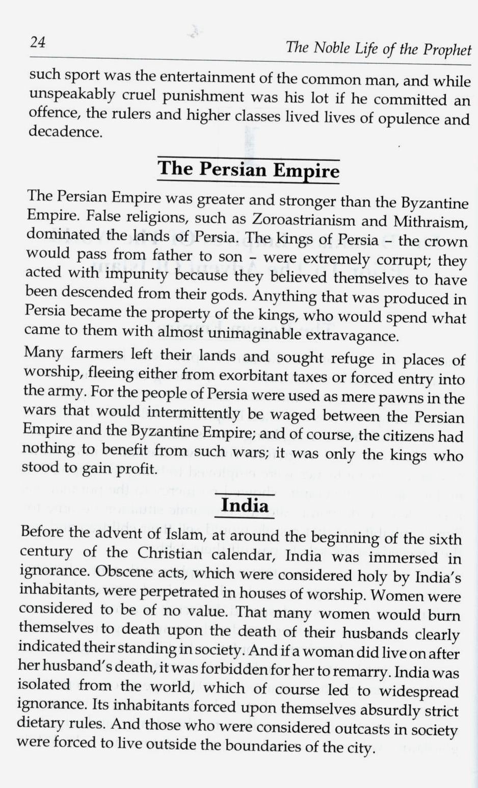 The Noble Life Of The Prophet - 3 Volumes