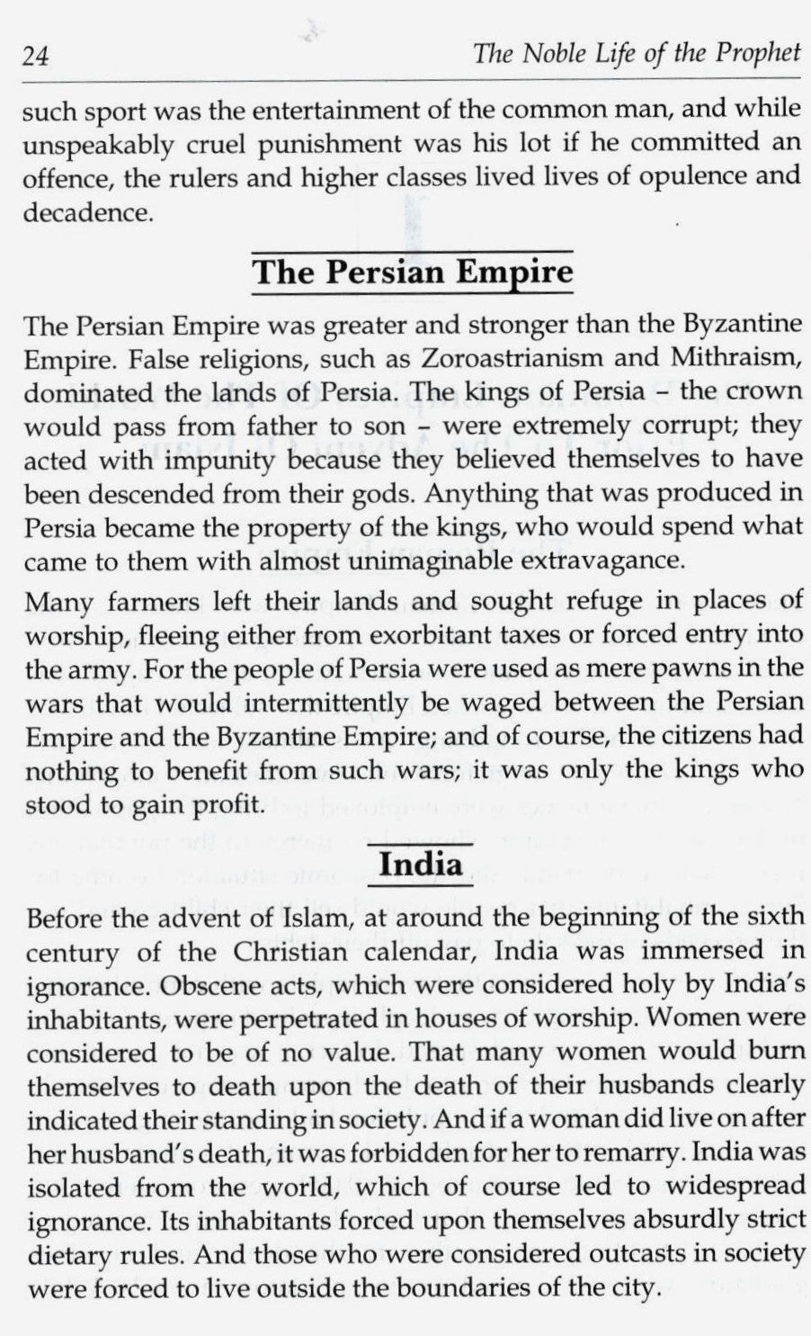 The Noble Life Of The Prophet - 3 Volumes