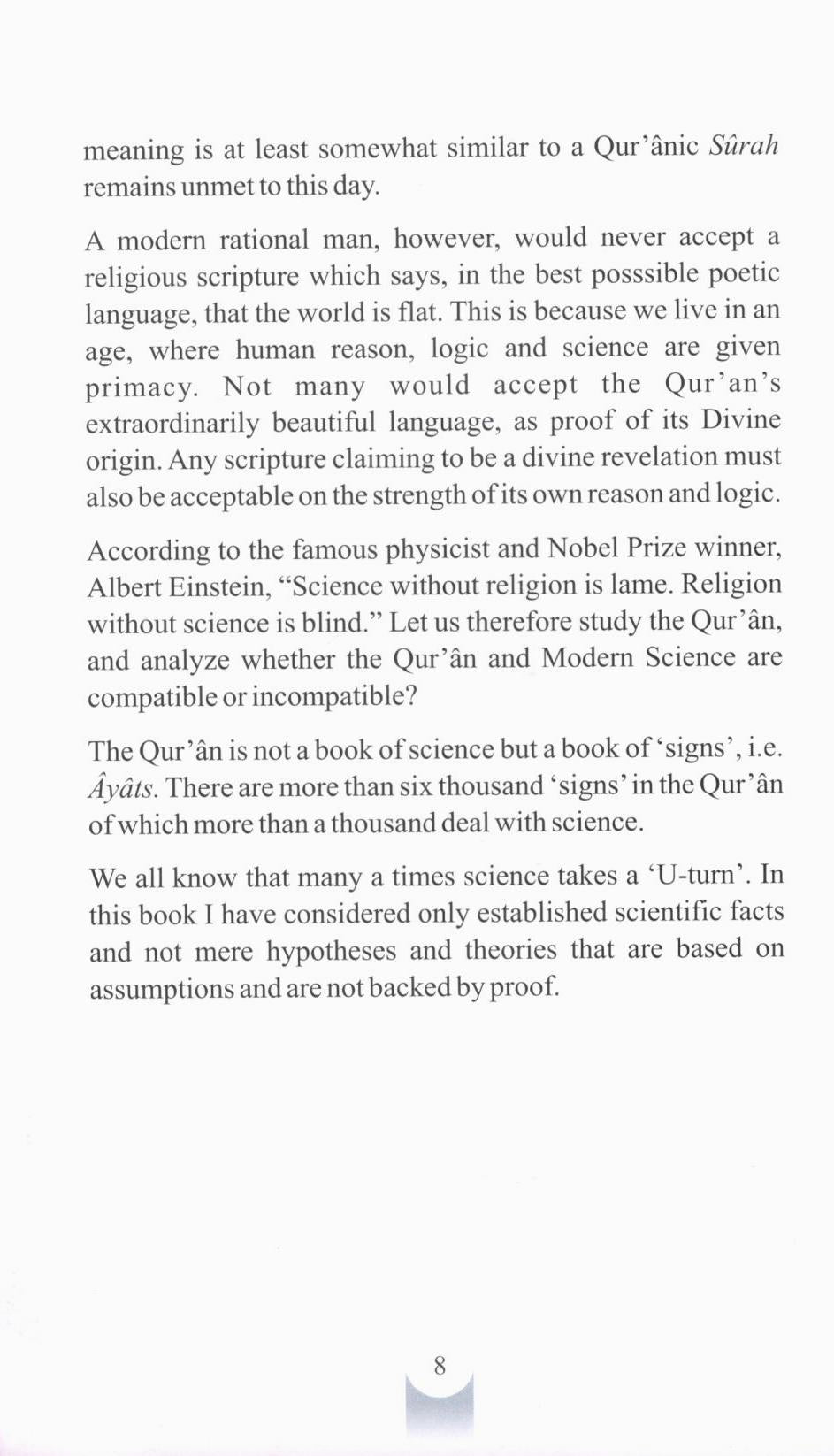 The Quran & Modern Science-Compatible or Incompatible?