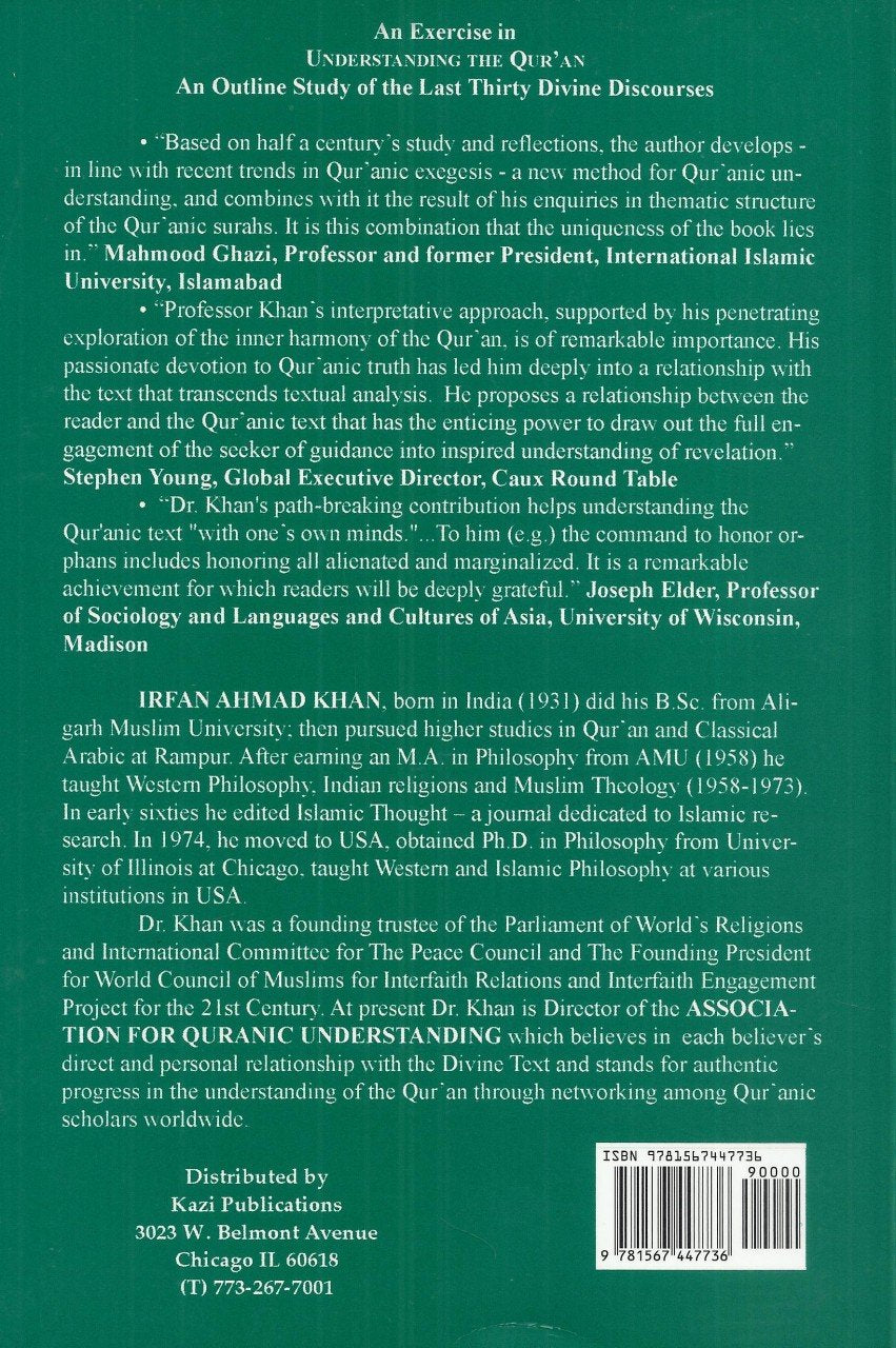 An Exercise in Understanding the Quran