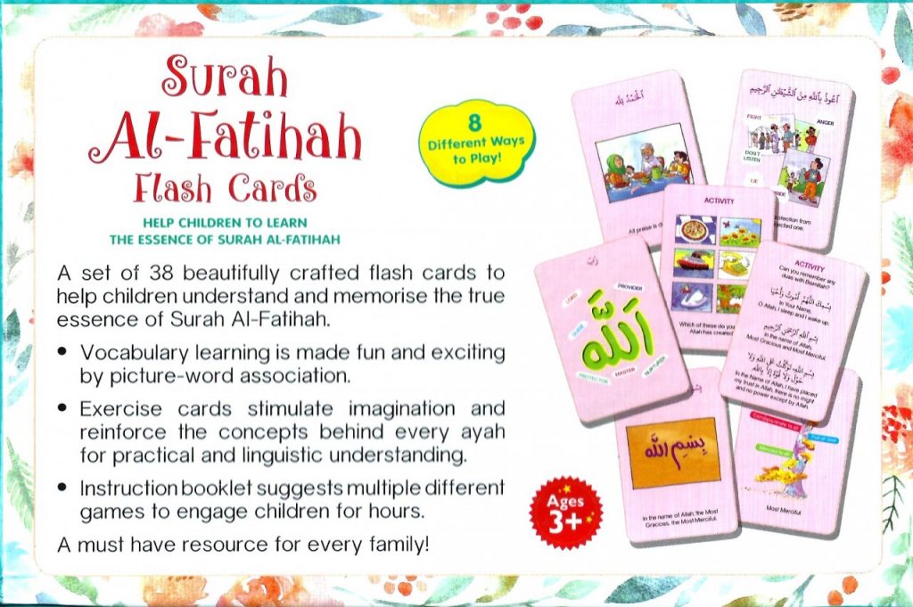 Surah Al Fatihah - Flash Cards – Da'wah Books